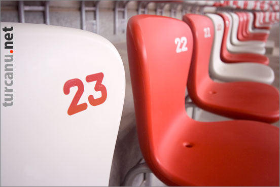 Plan and seats of the Olympic Stadium in Beijing